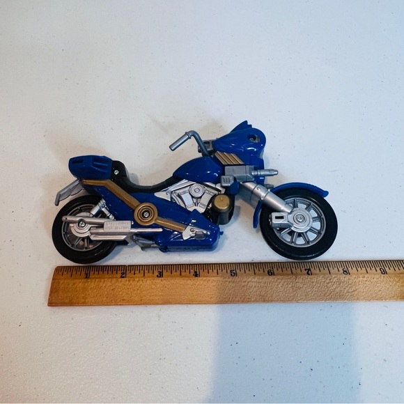 Vintage Power Rangers Lost Galaxy Blue Ranger Astro Cycle Bandai 1998 - Picture 10 of 10